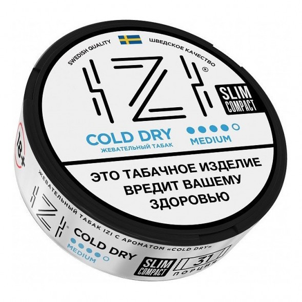 Табак жевательный IZI SLIM - COMPACT Cold Dry купить в Оренбурге