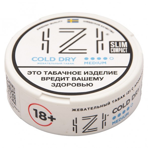 Табак жевательный IZI SLIM - COMPACT Cold Dry купить в Оренбурге